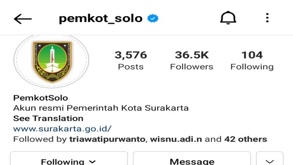 Akun Instgram Pemkot Solo yang diretas-1633787104