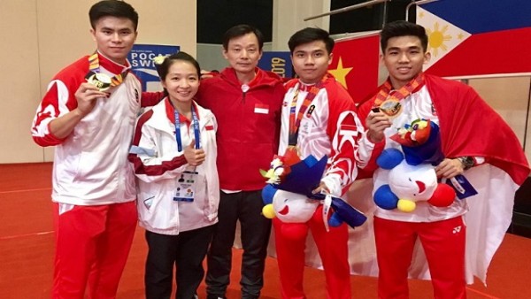 Susyana bersama atlet wushu Indonesia-1639202333