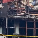 Penampakan karaoke Double O di Sorong Papua Barat yang dibakar akibat bentrokan dua kelompok-1643094494