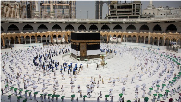 Suasana di sekitar Ka'bah saat pandemi covid-19-1641289402