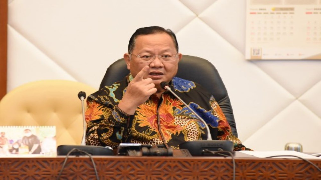 Ketua Komisi IV DPR RI Sudin saat memimpin RDP Komisi IV DPR RI dengan eselon I Kementan di Gedung Nusantara, Senayan Jakarta, Senin (4/4/2022). (Arief/Man)