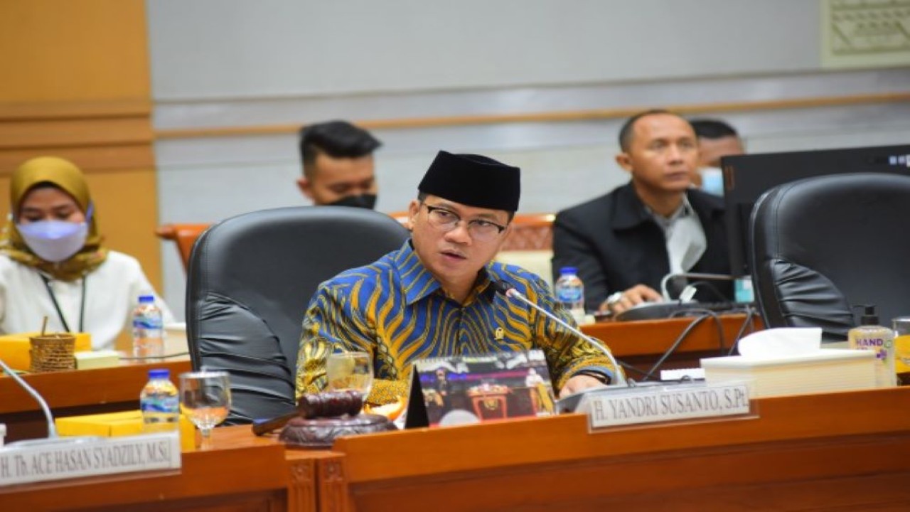 Ketua Komisi VIII DPR RI Yandri Susanto. (Jaka/nvl)