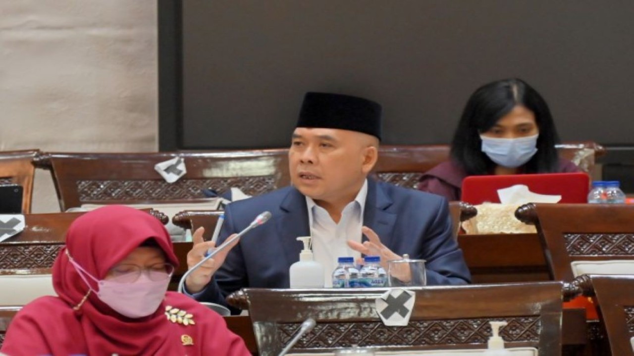 Anggota Komisi XI DPR RI Heri Gunawan. (Mentari/nvl)