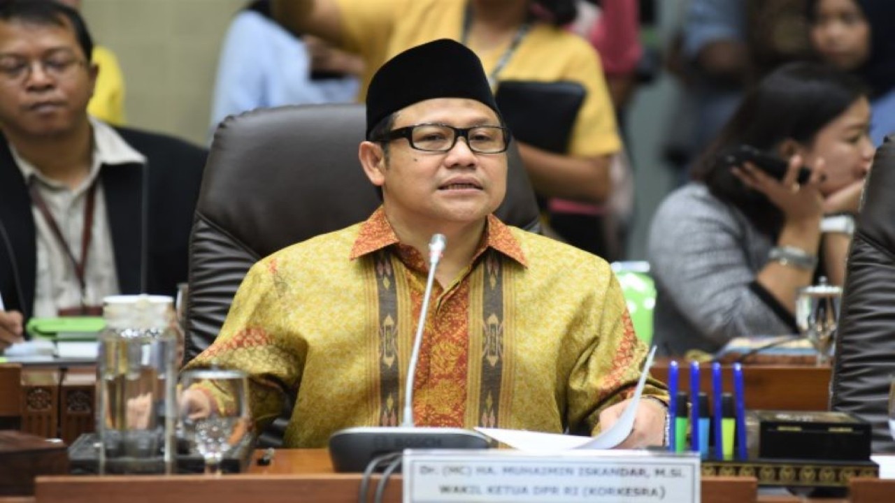 Wakil Ketua DPR RI Abdul Muhaimin Iskandar. (Jaka/Man)