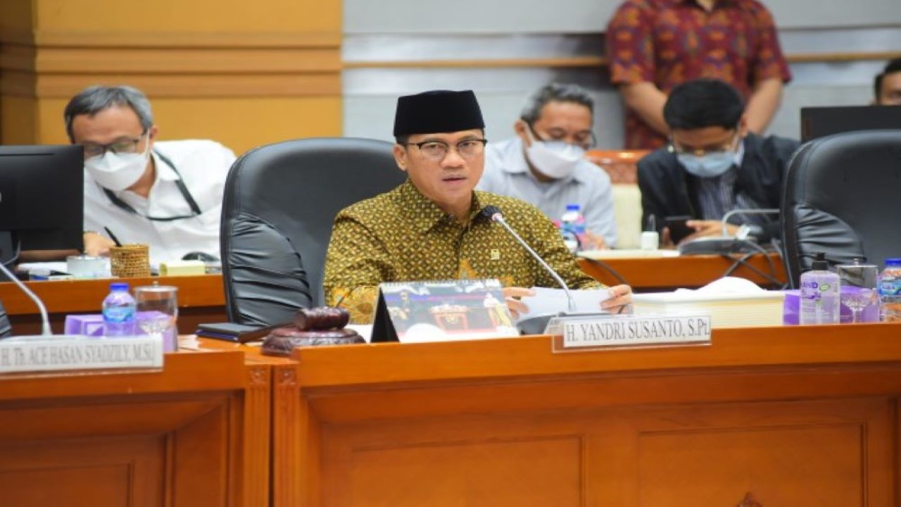 Ketua Komisi VIII DPR RI Yandri Susanto. (Jaka/nvl)