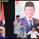 Wakil Ketua MPR RI Fadel Muhammad sedang menyampaikan sambutan-1650515468