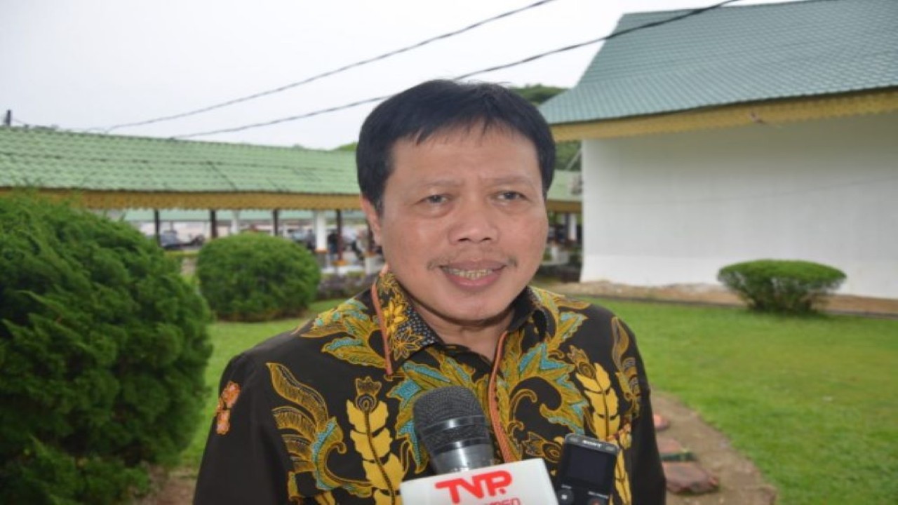 Anggota Komisi II DPR RI Mohammad Toha usai mengikuti pertemuan dengan jajaran pemerintahan Kabupaten Langkat dan Kota Binjai di Langkat. (Husen/rni)