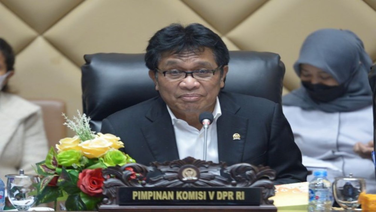 Wakil Ketua Komisi V DPR RI Ridwan Bae di Ruang Rapat Komisi V, Gedung Nusantara, Senayan, Jakarta, Kamis (9/6/2022). (Andri)