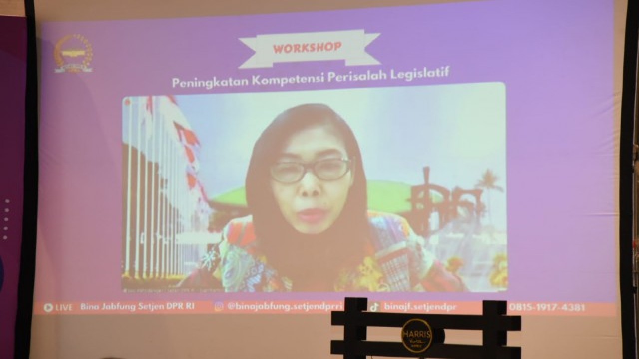 Kepala Biro Persidangan I Setjen DPR RI Suprihartini . Foto: Dok DPR