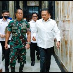 Ketua MPR RI Bambang Soesatyo (kanan) bersama Panglima TNI Jenderal Andika Perkasa-1654581159