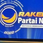 Ketua Umum Partai NasDem saat membuka Rakernas 2022-1655356347