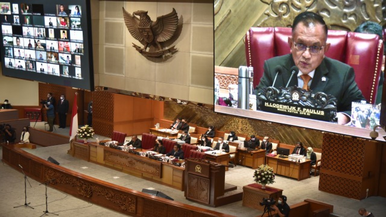 Sidang Paripurna DPR RI. Foto: Dok DPR