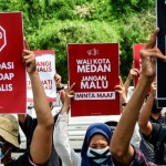 Unjuk rasa menentang kekerasan terhadap jurnalis-1654610822