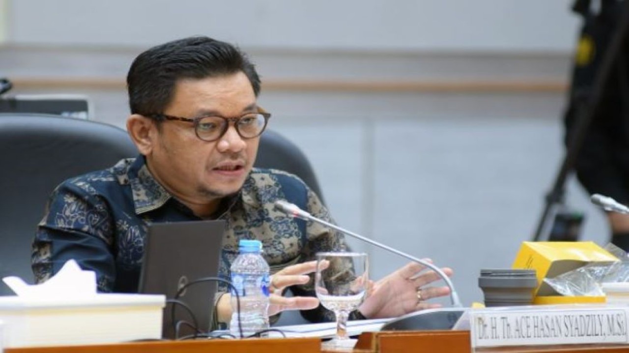 Wakil Ketua Komisi VIII DPR RI Ace Hasan Syadzily. (Geraldi/Man)