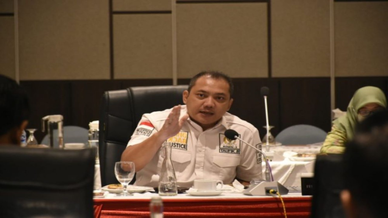 Anggota Komisi III DPR RI Taufik Basari di Provinsi Bengkulu, Selasa (9/8/2022). (Puntho/Man)