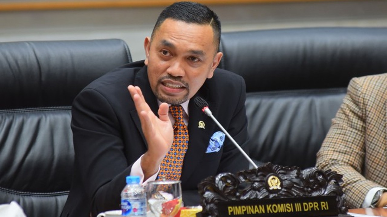 Wakil Ketua Komisi III DPR Ahmad Sahroni