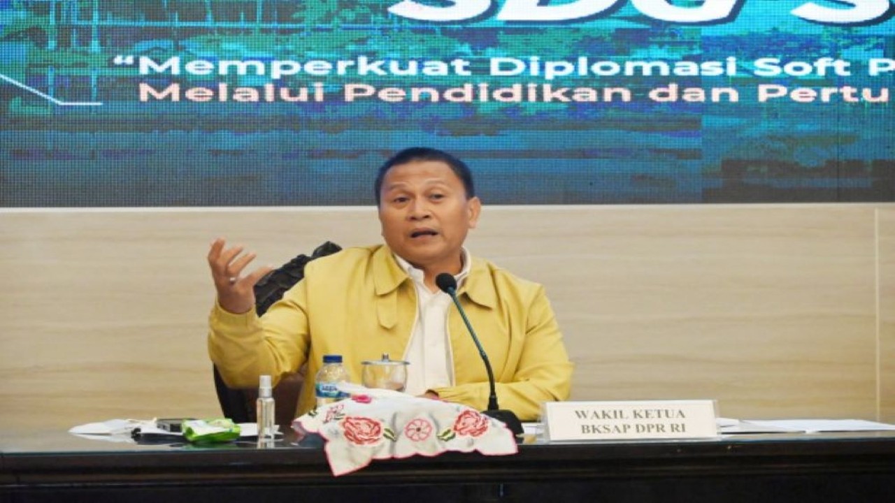 Wakil Ketua Badan Kerja Sama Antar Parlemen (BKSAP) DPR RI Mardani Ali Sera. (Bianca/nvl)