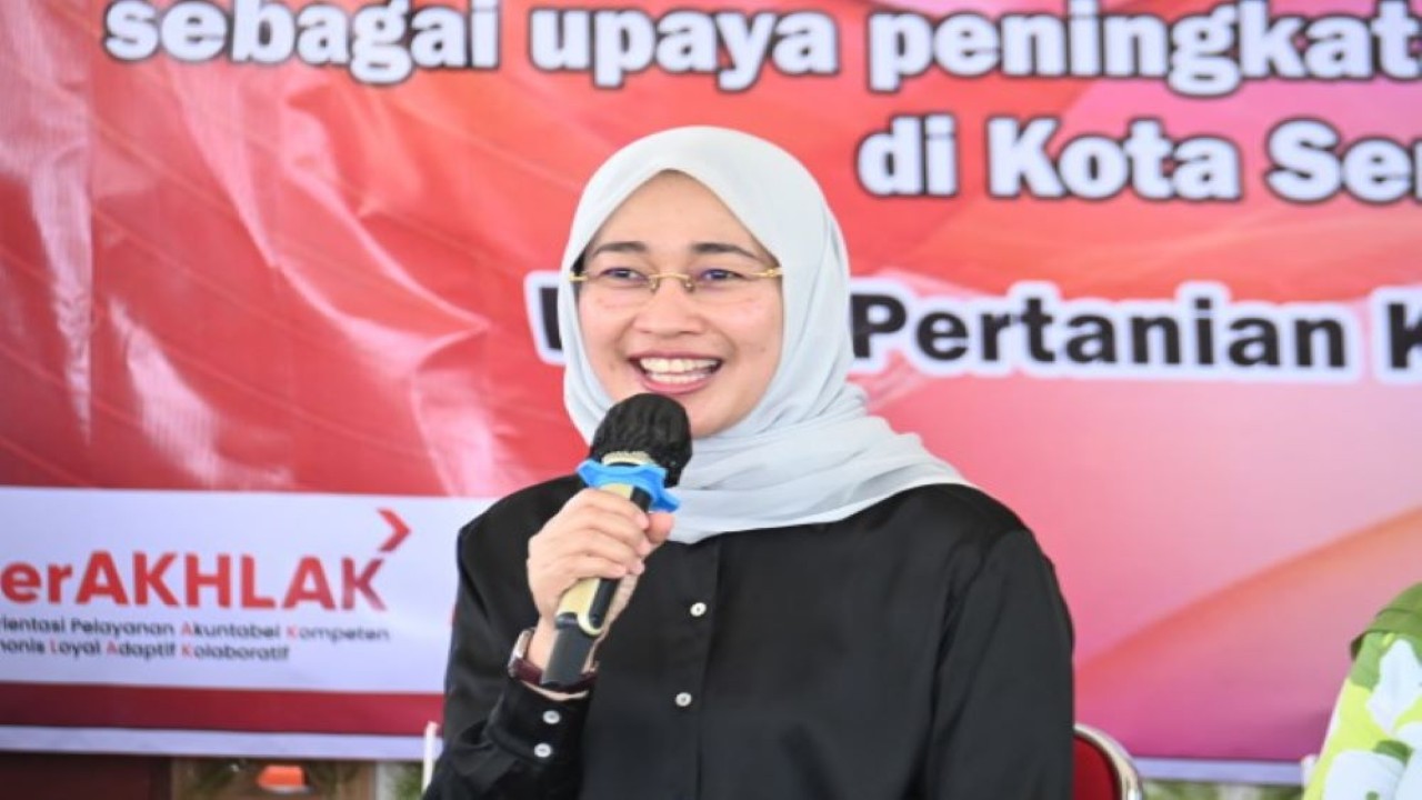 Wakil Ketua Komisi IV DPR RI Anggia Erma Rini saat memimpin Tim Kunspek Komisi IV DPR RI meninjau LP2B di Kelurahan Purwosari, Kecamatan Mijen, Kota Semarang, Jawa Tengah, Rabu (28/9/2022). (Aisyah/nvl)