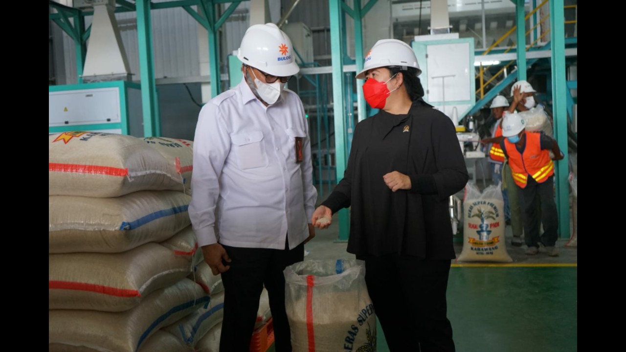 Ketua DPR RI Puan Maharani saat meninjau MRMP Karawang.