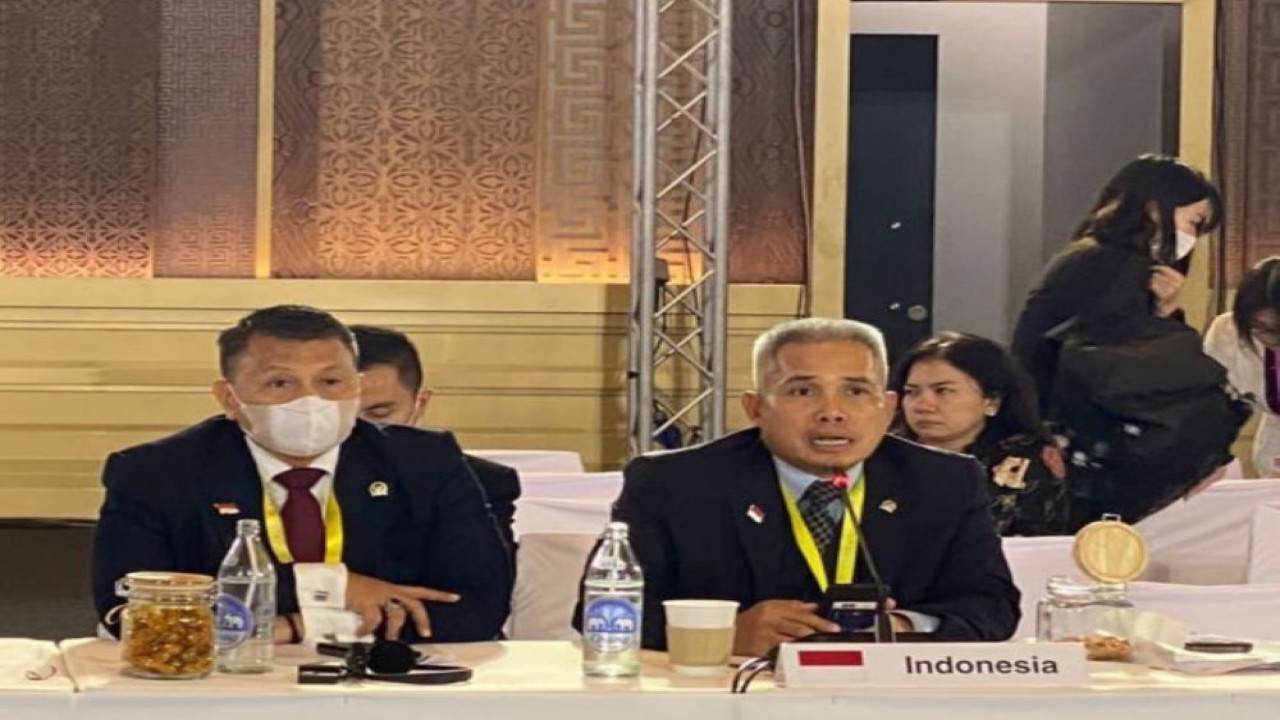 Wakil Ketua BKSAP DPR RI Achmad Hafisz Tohir saat mengikuti  rangkaian agenda Pertemuan Tahunan Parlemen negara-negara Asia-Pasifik ('Asia-Pacific Parliamentary Forum'/APPF). (Ist/nvl)