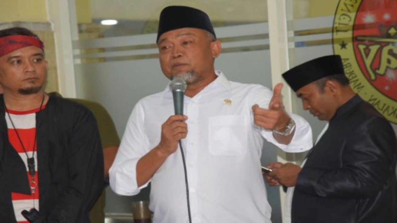 Anggota Komisi V DPR RI Syafiuddin saat mengikuti kunjungan kerja Komisi V DPR RI. (Nadya/nvl)