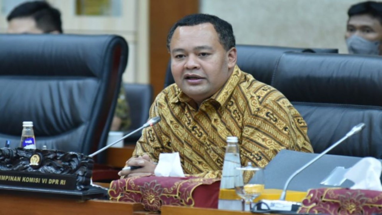 Wakil Ketua Komisi VI DPR RI Mohamad Hekal saat Rapat Kerja Komisi VI DPR RI dengan Wakil Menteri Kehutanan dan Lingkungan Hidup di Ruang Rapat Komisi VI DPR RI, Gedung Nusantara I, Senayan, Jakarta, Senin (3/10/2022). (Oji/Man)