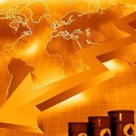 Ilustrasi - Barel Minyak dengan grafik harga minyak jatuh. ANTARA/Shutterstock/pri-1669694373