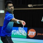 Pebulu tangkis tunggal putra Christian Adinata saat menjalani latihan perdana Australian Open 2022 di Quay Centre, Sydney, Senin (14/11/2022) (ANTARA/HO-PP PBSI)-1668569788