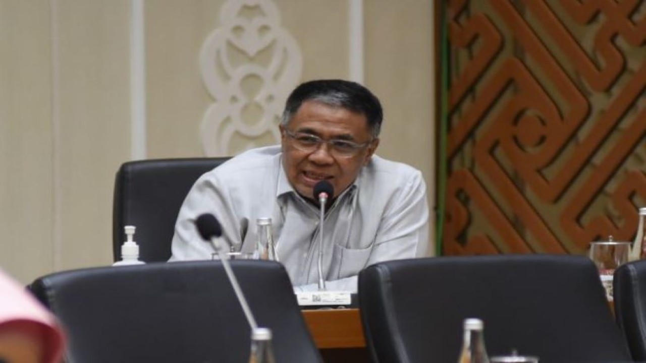 Anggota Badan Legislasi (Baleg) DPR RI Sodik Mudjahid saat Rapat Dengar Pendapat Umum (RDPU). (Devi/nr)