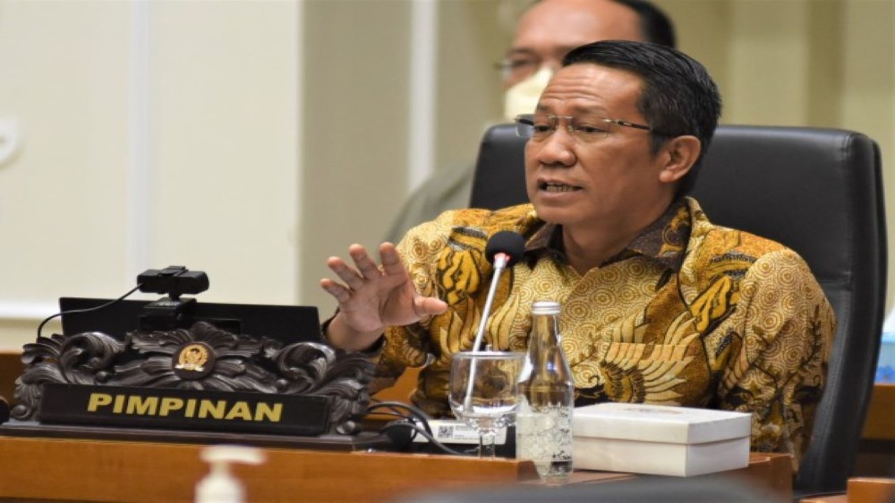 Ketua Badan Legislasi (Baleg) DPR RI Supratman Andi Agtas di ruang rapat Baleg, Nusantara I, Senayan, Jakarta, Selasa (15/11/2022). (Devi/Man)