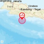 Titik koordinat gempa dengan magnitudo 5,3 berpusat di Kecamatan Pangandaran,-1668909831