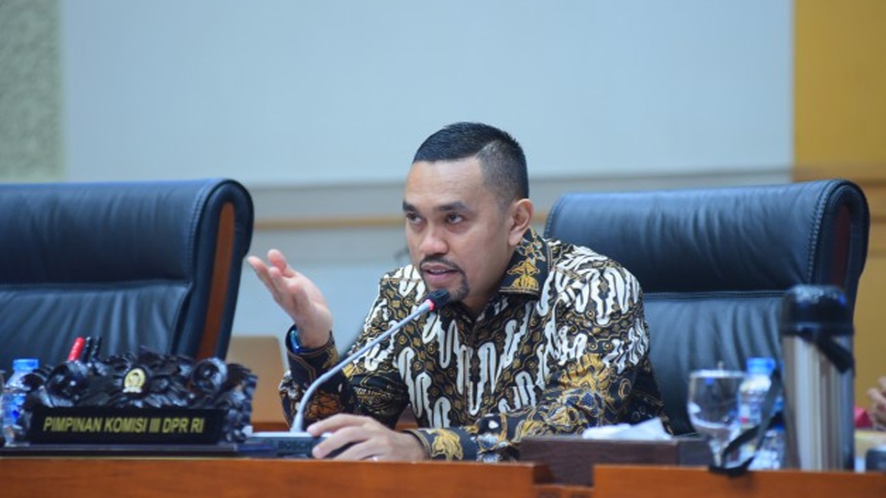 Wakil Ketua Komisi III DPR RI Ahmad Sahroni. Foto: Jaka/nr