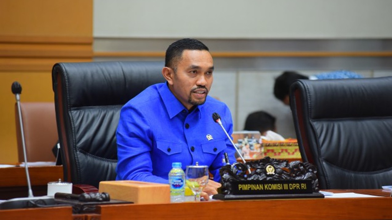 Wakil Ketua Komisi III DPR RI Ahmad Sahroni. Foto: Jaka/nr