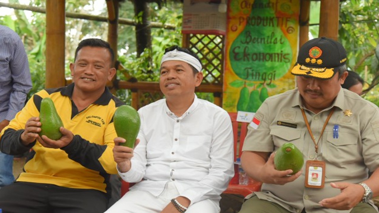 Wakil Ketua Komisi IV Dedy Mulyadi (tengah) saat memimpin Kunspek Komisi IV ke Kampung Alpukat, Kebondalem, Kabupaten Semarang, Kamis (17/11/2022). Foto: Shane/nr