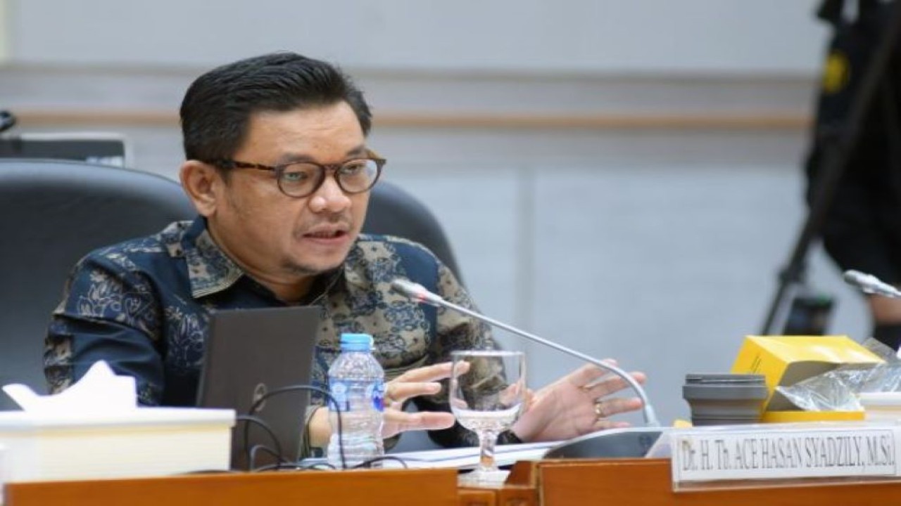 Wakil Ketua Komisi VIII DPR RI Ace Hasan Syadzily. (Geraldi/Man)