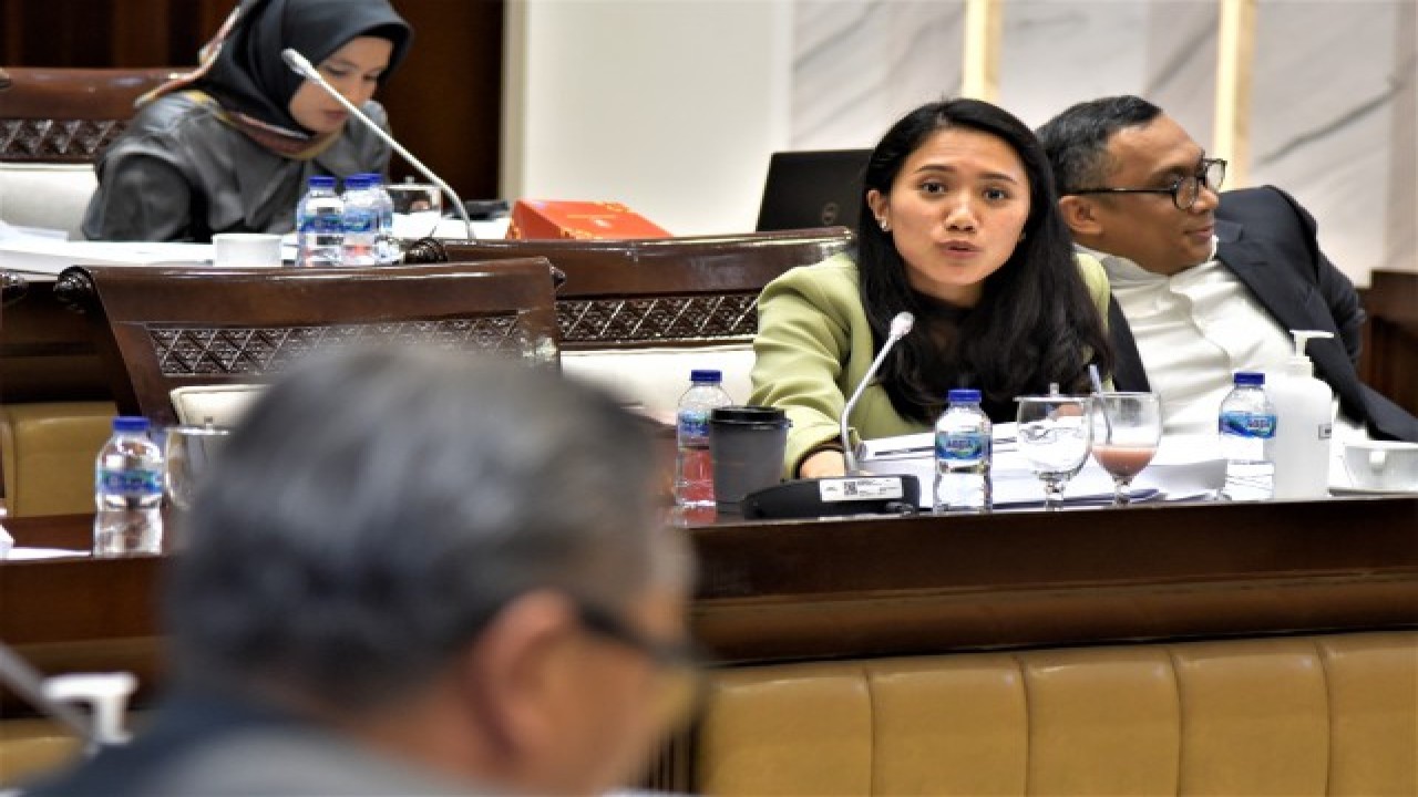 Anggota Komisi XI DPR RI Fraksi Partai Golkar Puteri Komarudin. Foto: Mu/Man