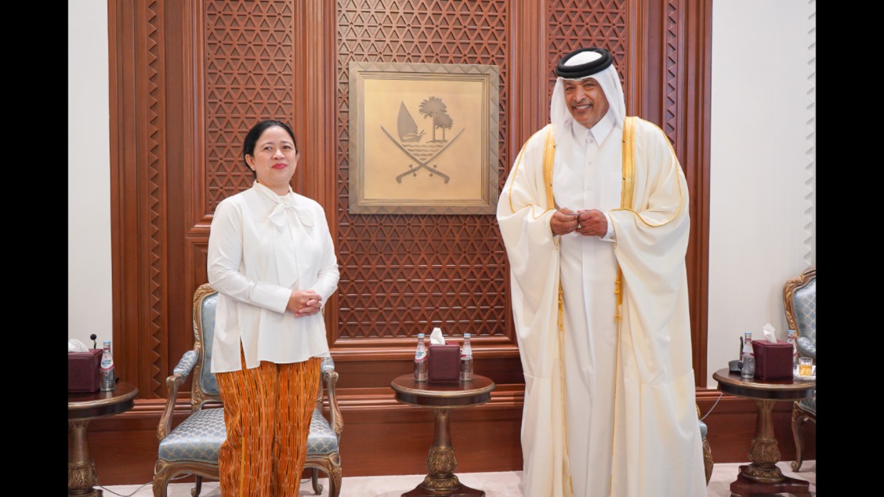 Ketua DPR RI Puan Maharani melakukan pertemuan bilateral dengan Ketua Majelis Syuro Qatar, Hassan bin Abdullah Al-Ghanim.