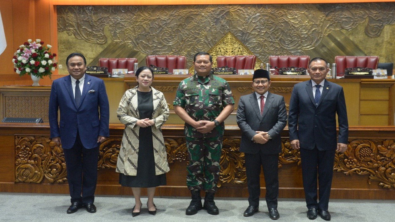 Laksamana TNI Yudo Margono disahkan sebagai calon Panglima TNI dalam Rapat Paripurna DPR RI.