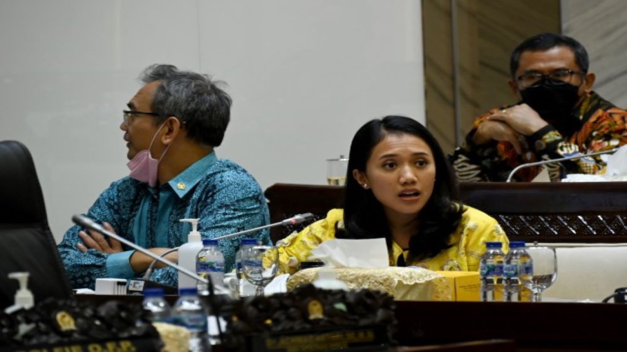 Anggota Komisi XI DPR RI Puteri Anetta Komarudin. (Mentari/mr)