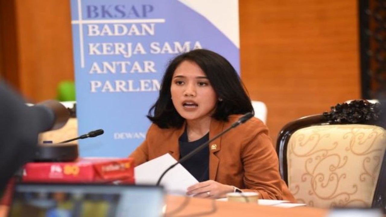 Anggota Badan Kerja Sama Antar Parlemen (BKSAP) DPR RI Puteri Anetta Komarudin. (Istimewa)