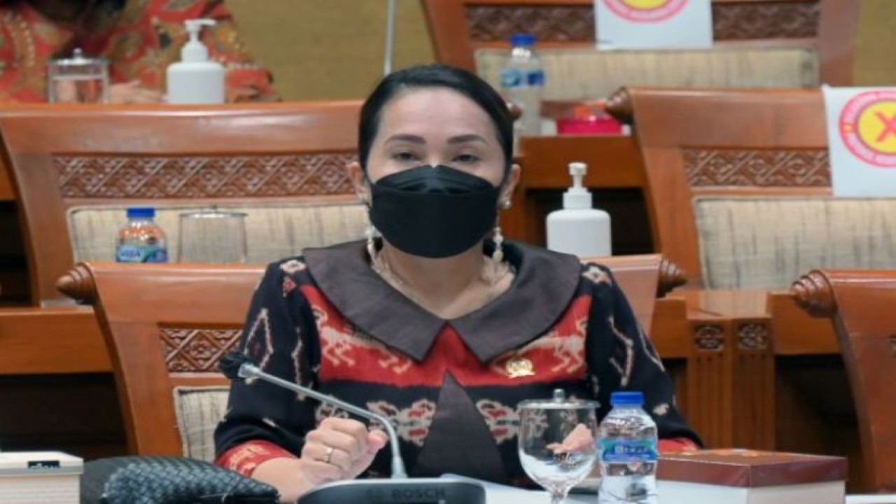 Anggota Komisi IX DPR RI Ratu Ngadu Bonu Wulla. (Tari/Man)