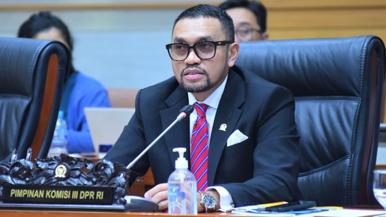 Wakil Ketua Komisi III DPR RI Ahmad Sahroni. Foto: Jaka/Man
