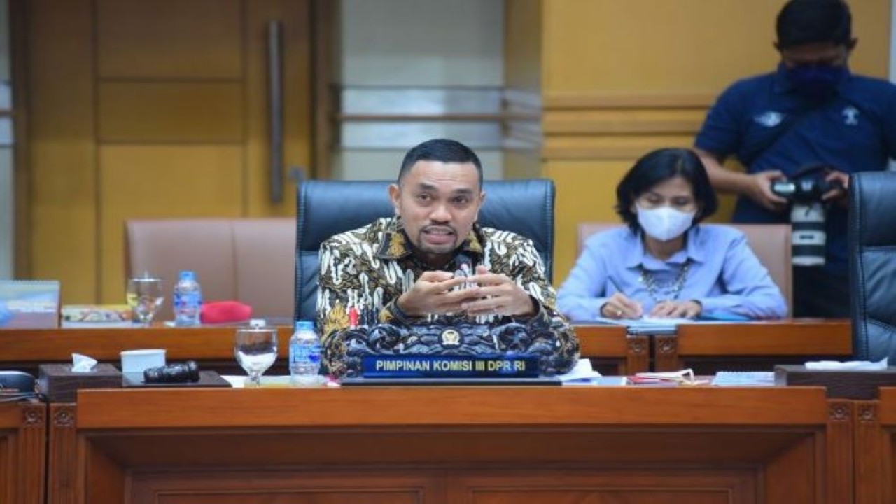 Wakil Ketua Komisi III DPR RI Ahmad Sahroni. (Jaka/nr)