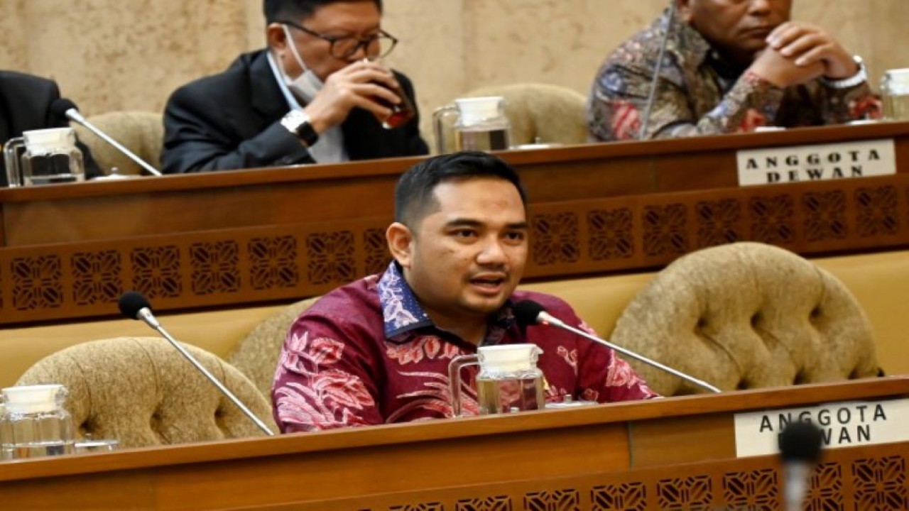 Anggota Komisi II DPR RI Muhammad Rifqinizamy Karsayuda. (Mentari/nr)