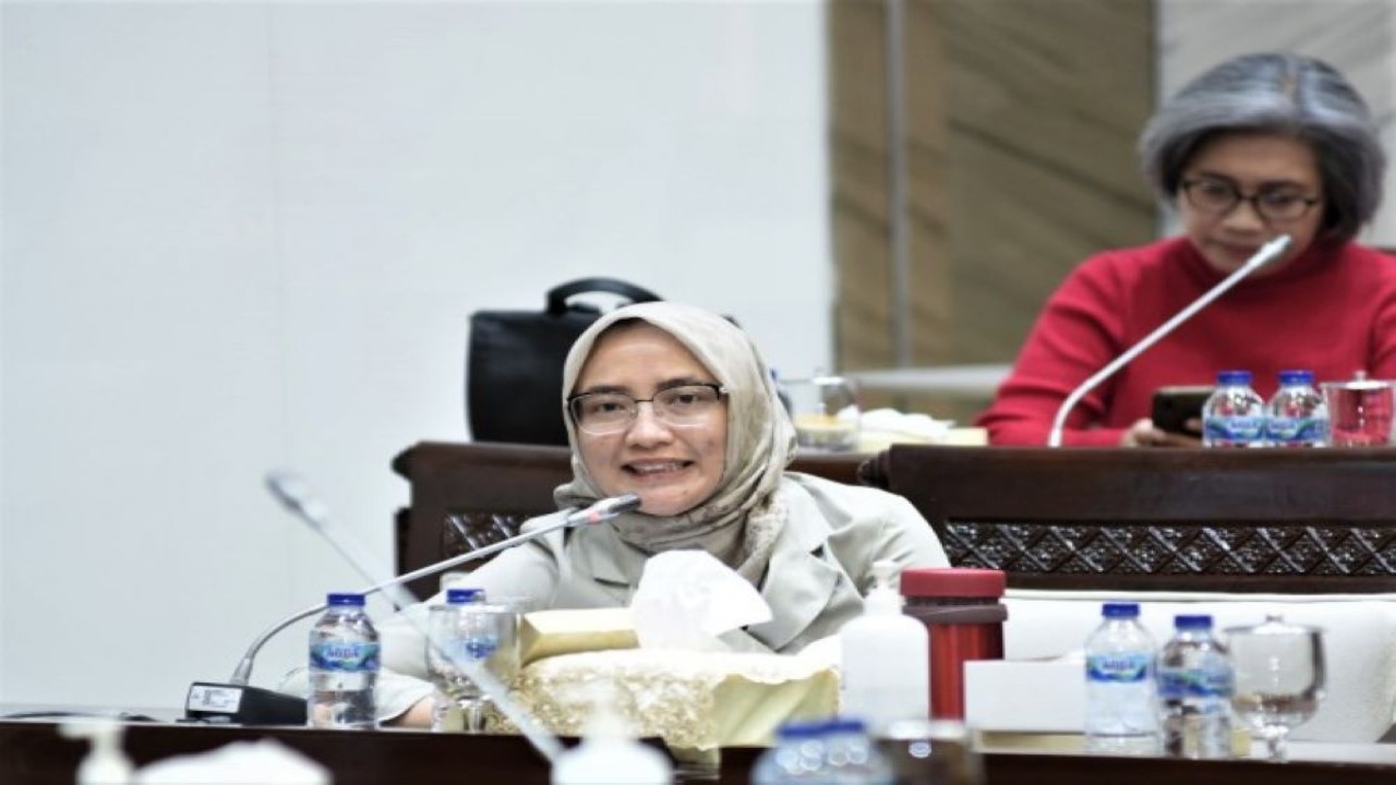 Anggota Komisi XI DPR RI Farida Hidayati saat menerima audiensi dari Pemerintah Kabupaten Blora di Gedung Nusantara I, DPR RI, Senayan, Jakarta, Kamis (9/2/23). (Geraldi/Man)