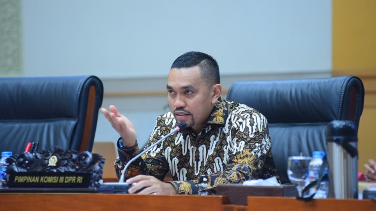 Wakil Ketua Komisi III DPR RI Ahmad Sahroni. Foto: Jaka/man