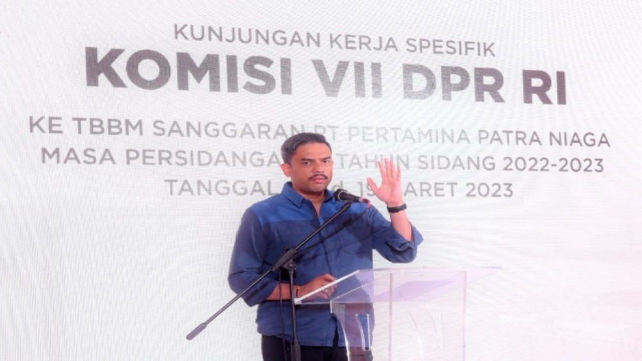 Wakil Ketua Komisi VII DPR RI Maman Abdurrahman saat memimpin Tim Kunjungan Kerja Spesifik (Kunspek) Komisi VII DPR RI ke Provinsi Bali, Jumat, (17/3/2023). (Runi/nr)