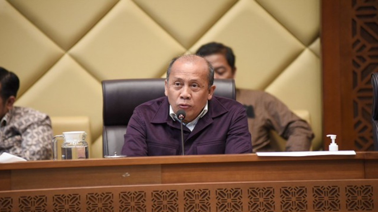 Wakil Ketua Komisi II DPR RI Saan Mustopa saat Rapat Kerja Komisi II DPR RI dengan Kementerian Dalam Negeri (Kemendagri) dan Kementerian Hukum dan HAM (Kemenkuham) di Ruang Rapat Komisi II, Gedung Nusantara, DPR RI, Senayan, Jakarta, Rabu (15/3/2023). Foto: Geraldi/Man