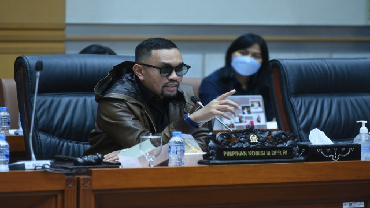 Wakil Ketua Komisi III DPR RI Ahmad Sahroni. Foto: Jaka/nr