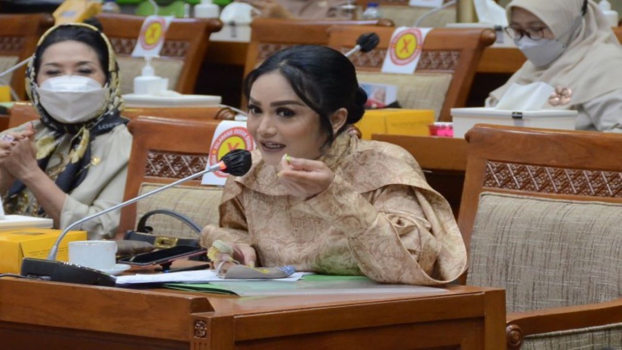 Anggota DPR RI Kris Dayanti. (Mentari/nr)